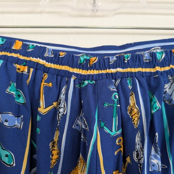 PENDLETON Plus Pants Women's 16W VTG Rayon Sea Stretch Waist Lightweight Pull On - Picture 4 of 13